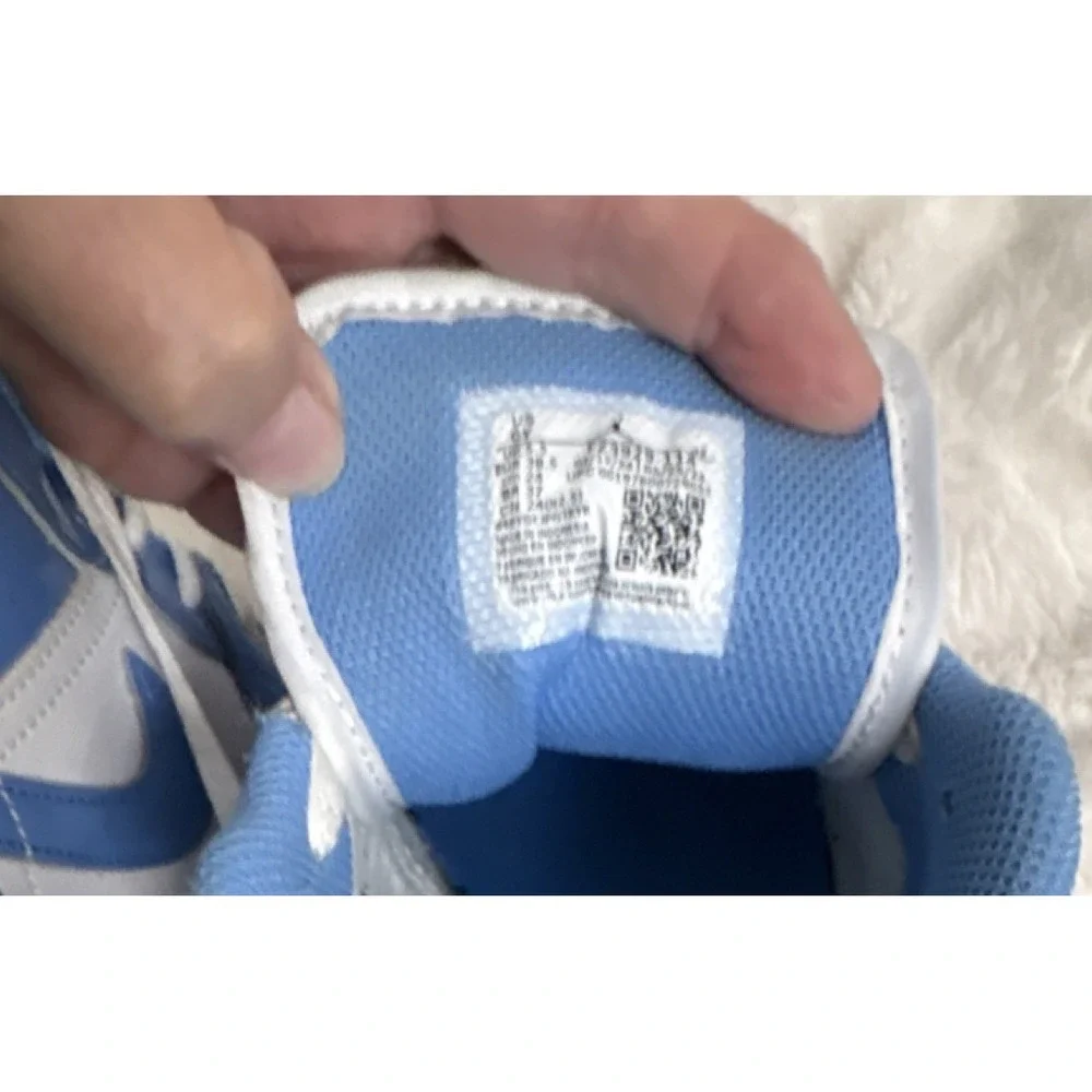 Jordan Air Jordan 1 Low White Blue Boys Sneakers Size 6Y FZ3929-114
